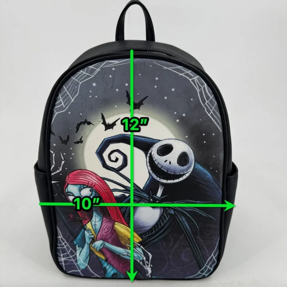 Disney The Nightmare Before Christmas Mini Backpack Jack & Sally Spiderweb